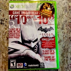 Xbox 360 game Batman Arkham city good condition